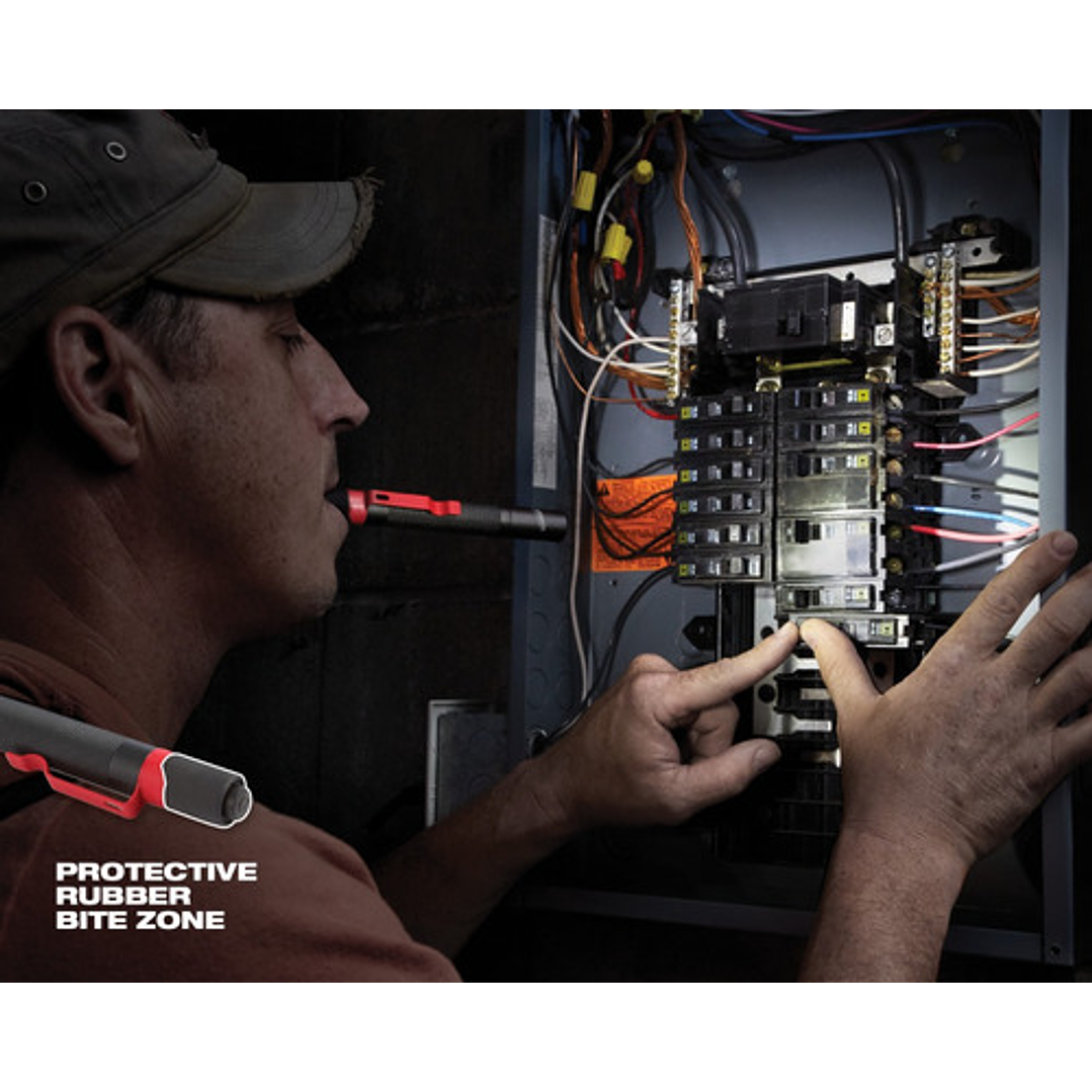 Linterna Tipo Lapiz Milwaukee 2105 Color De La Linterna Negro Color De La Luz Led 3