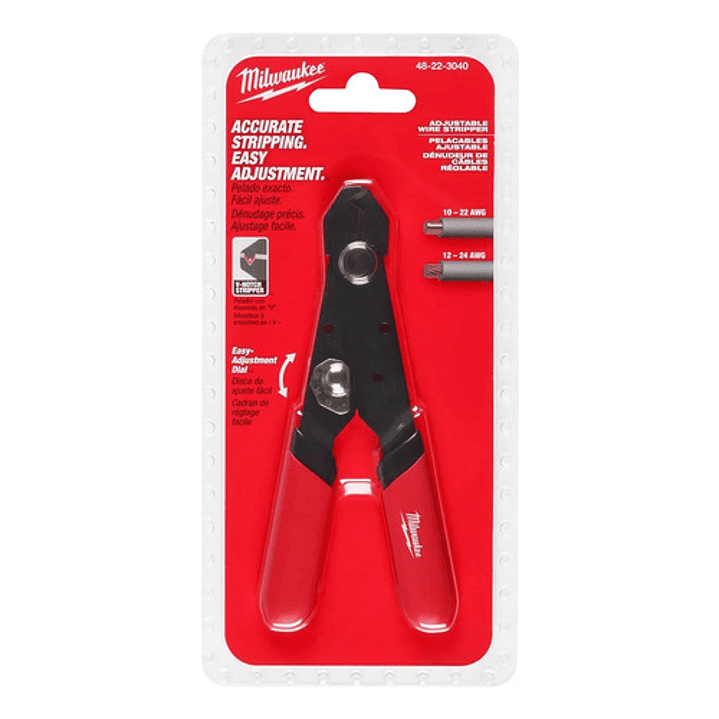 Milwaukee Alicate Pelacables Ajustable 12-24 48-22-3040 3