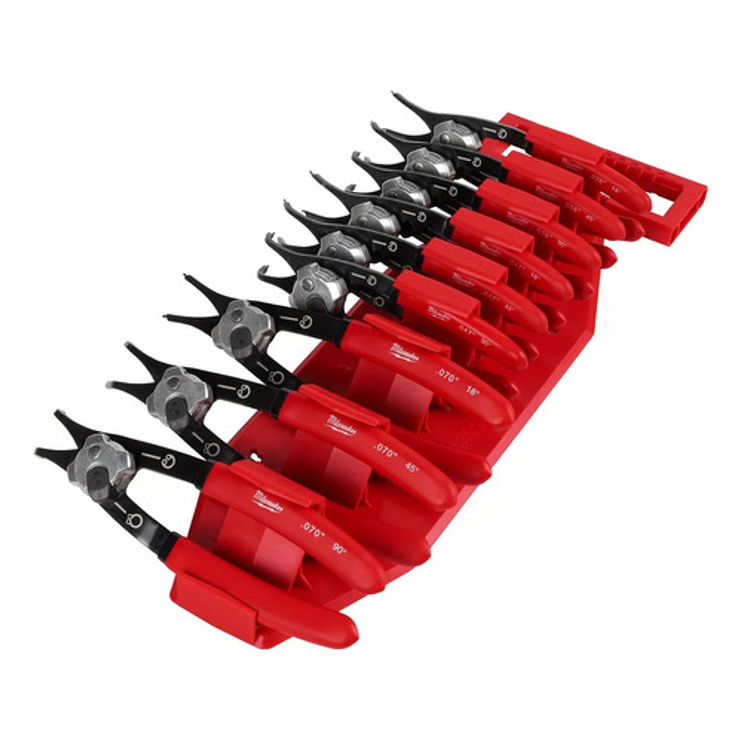 Milwaukee Set De 9 Alicates Anillo De Retención Convertibles 1