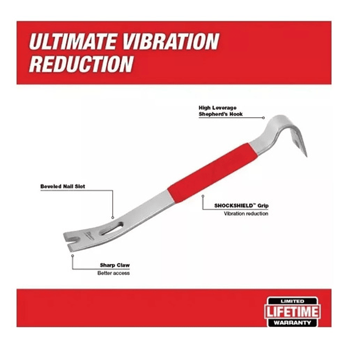 Palanca De Clavos 12 Pulgadas Milwaukee 4