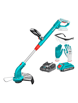 Orilladora Inalámbrica 20v + Batería + Cargador Total Tgtli20301 Color Turquesa