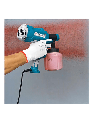 Pistola De Pintar Eléctrica 450w Total No Requier Compresora Color Turquesa