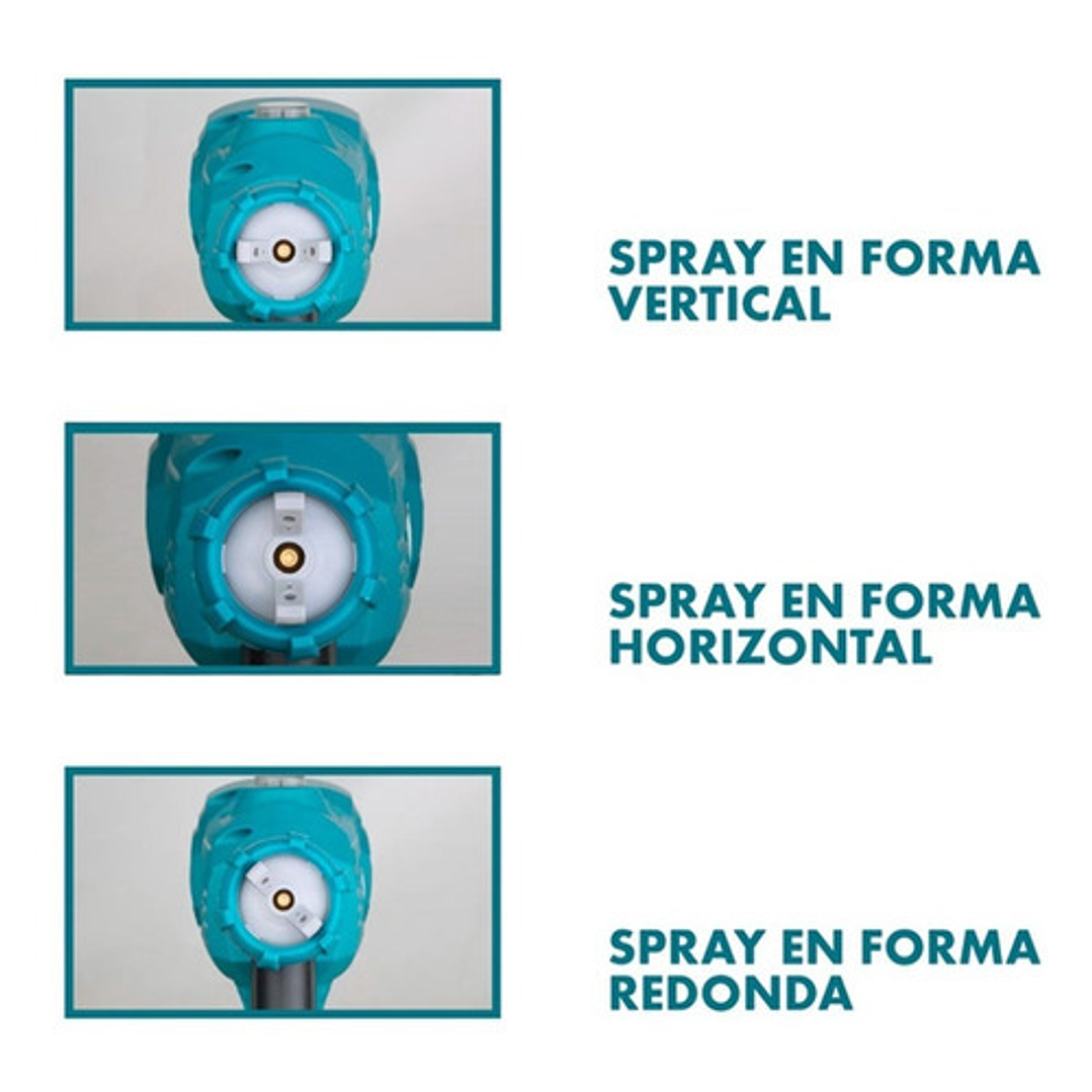 Pistola De Pintar Eléctrica 450w Total No Requier Compresora Color Turquesa 2