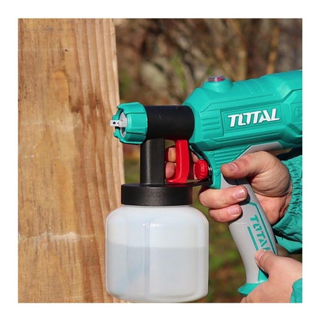 Pistola De Pintar Eléctrica 450w Total No Requier Compresora Color Turquesa 5