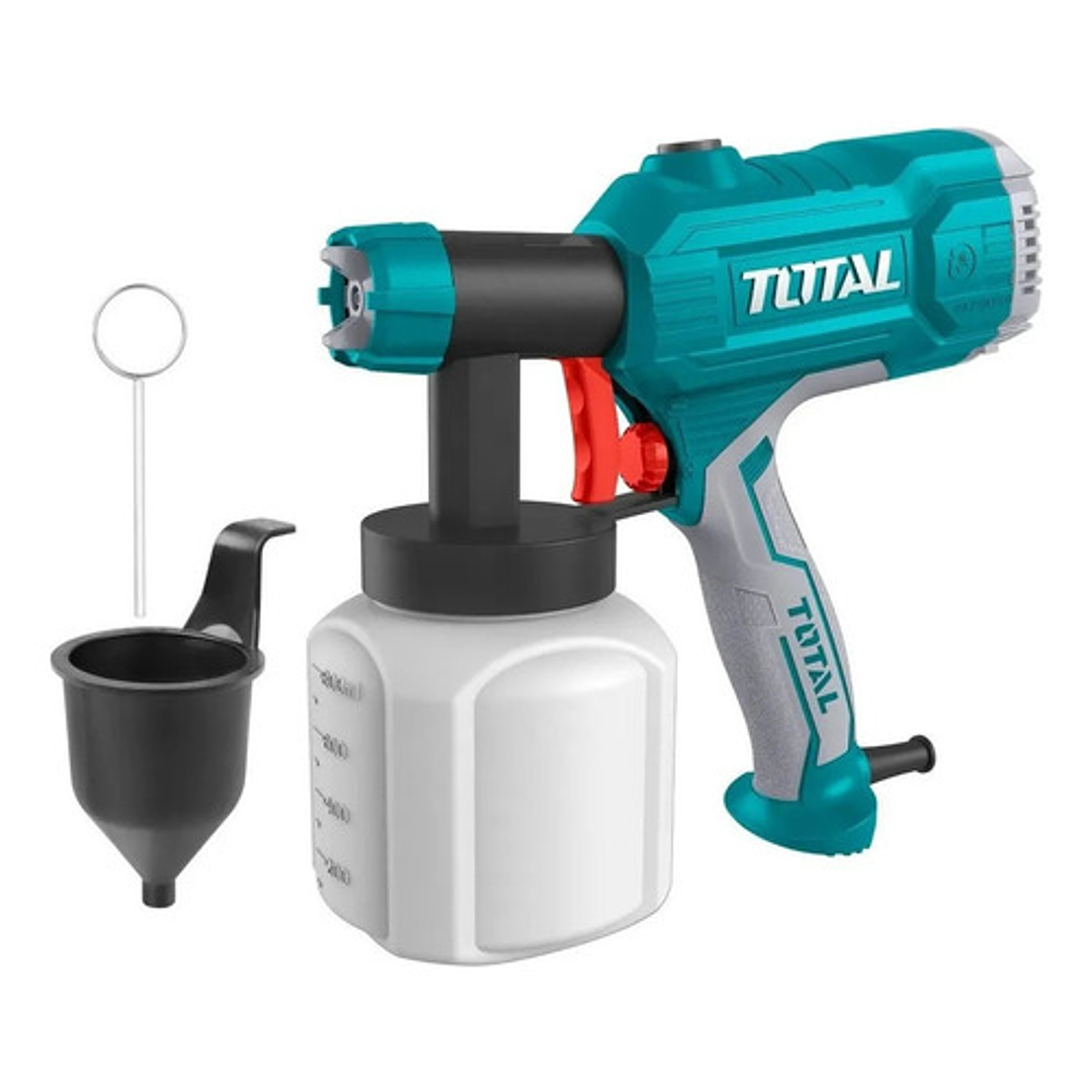 Pistola De Pintar Eléctrica 450w Total No Requier Compresora Color Turquesa 9