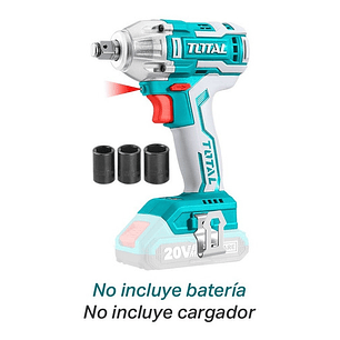 Llave De Impacto Inalámbrica 1/2  13mm 20v Brushless Total Tiwli20010