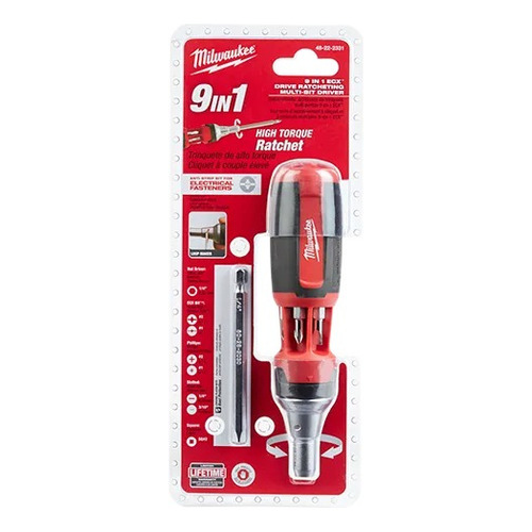 Destornillador De Trinquete Milwaukee 9 En 10 48-22-2331 5