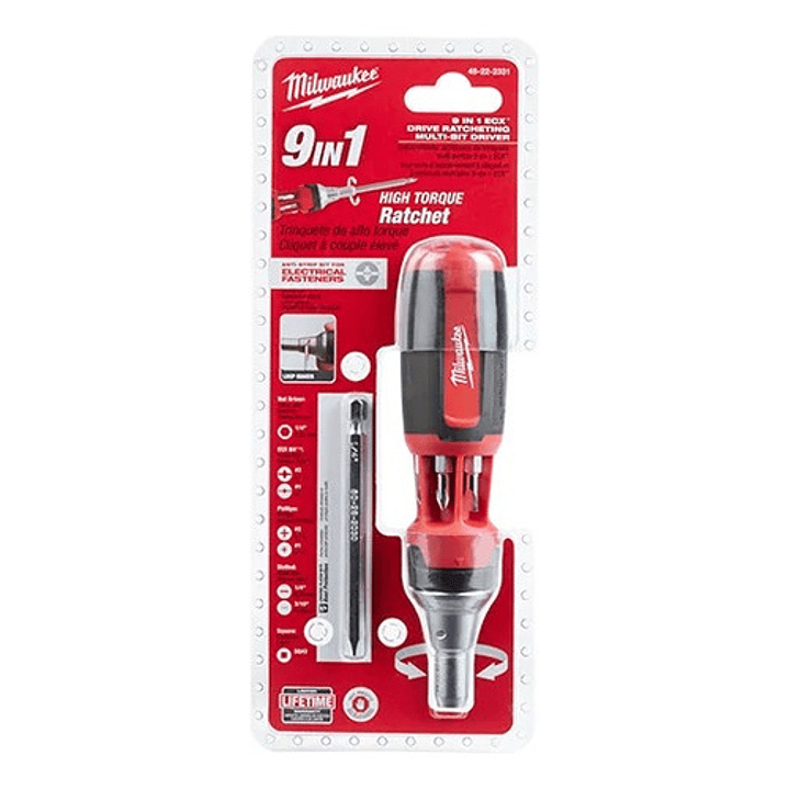 Destornillador De Trinquete Milwaukee 9 En 10 48-22-2331 5