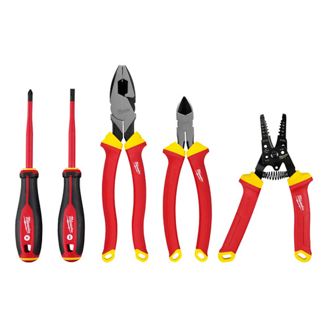 Kit Herramientas Aisladas 5 Pzas 1000v 48-22-2215 Milwauke 1