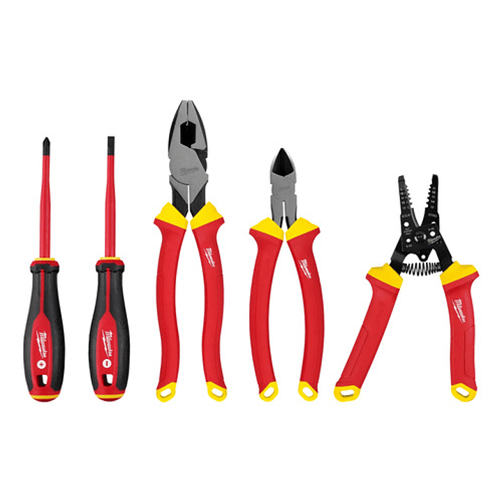 Kit Herramientas Aisladas 5 Pzas 1000v 48-22-2215 Milwauke 1