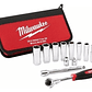 Juego De Dados Metricos 12 Pzs Mm 3/8 Milwaukee 48-22-9001 - Miniatura 1