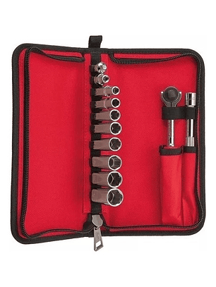 Juego De Dados Metricos 12 Pzs Mm 3/8 Milwaukee 48-22-9001