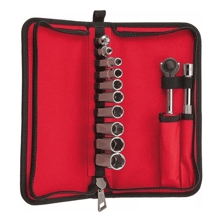 Juego De Dados Metricos 12 Pzs Mm 3/8 Milwaukee 48-22-9001 2