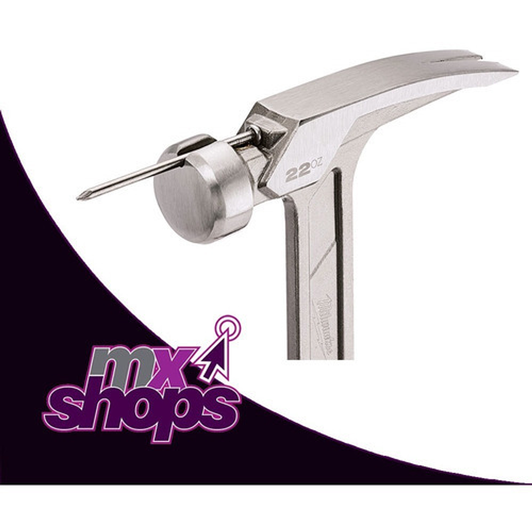 Martillo Para Enmarcar Cara Lisa 22 Oz Milwaukee 48-22-9023 4
