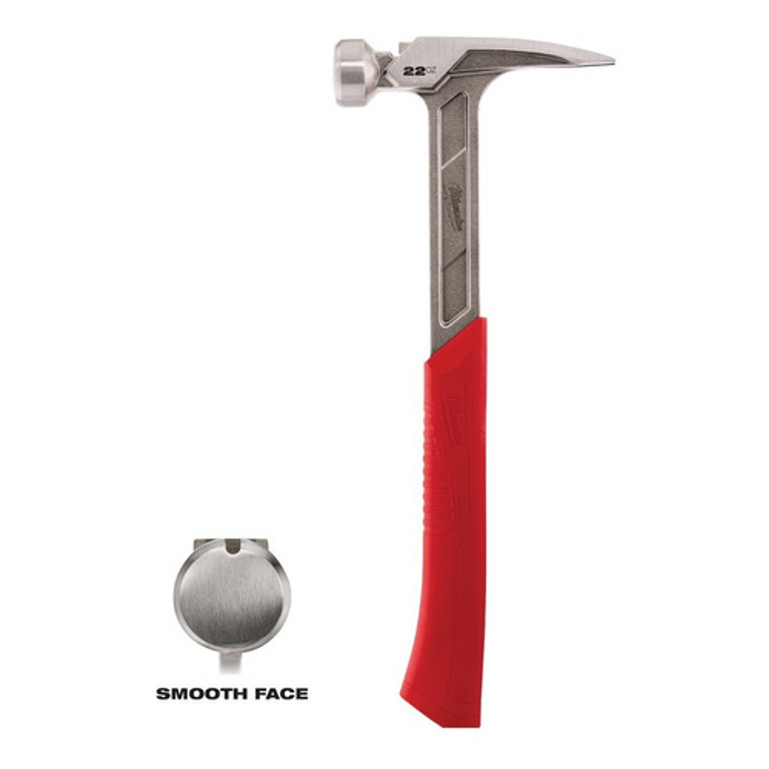 Martillo Para Enmarcar Cara Lisa 22 Oz Milwaukee 48-22-9023 7