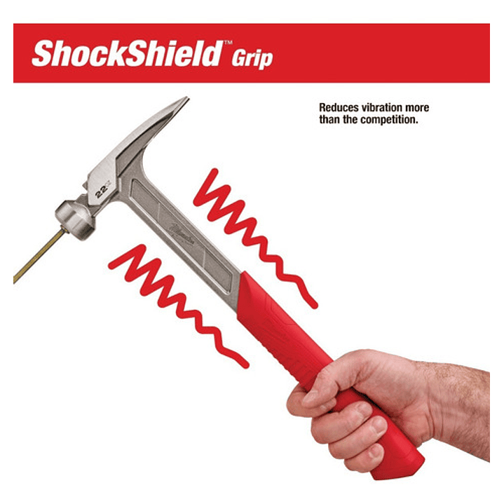 Martillo Para Enmarcar Cara Lisa 22 Oz Milwaukee 48-22-9023 9