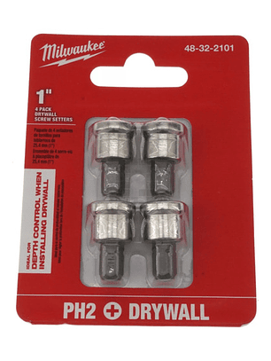 Ajustadores Tornillos Panel De Yeso Milwaukee 48-32-2101 Ph2