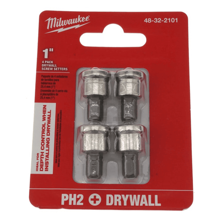 Ajustadores Tornillos Panel De Yeso Milwaukee 48-32-2101 Ph2 2