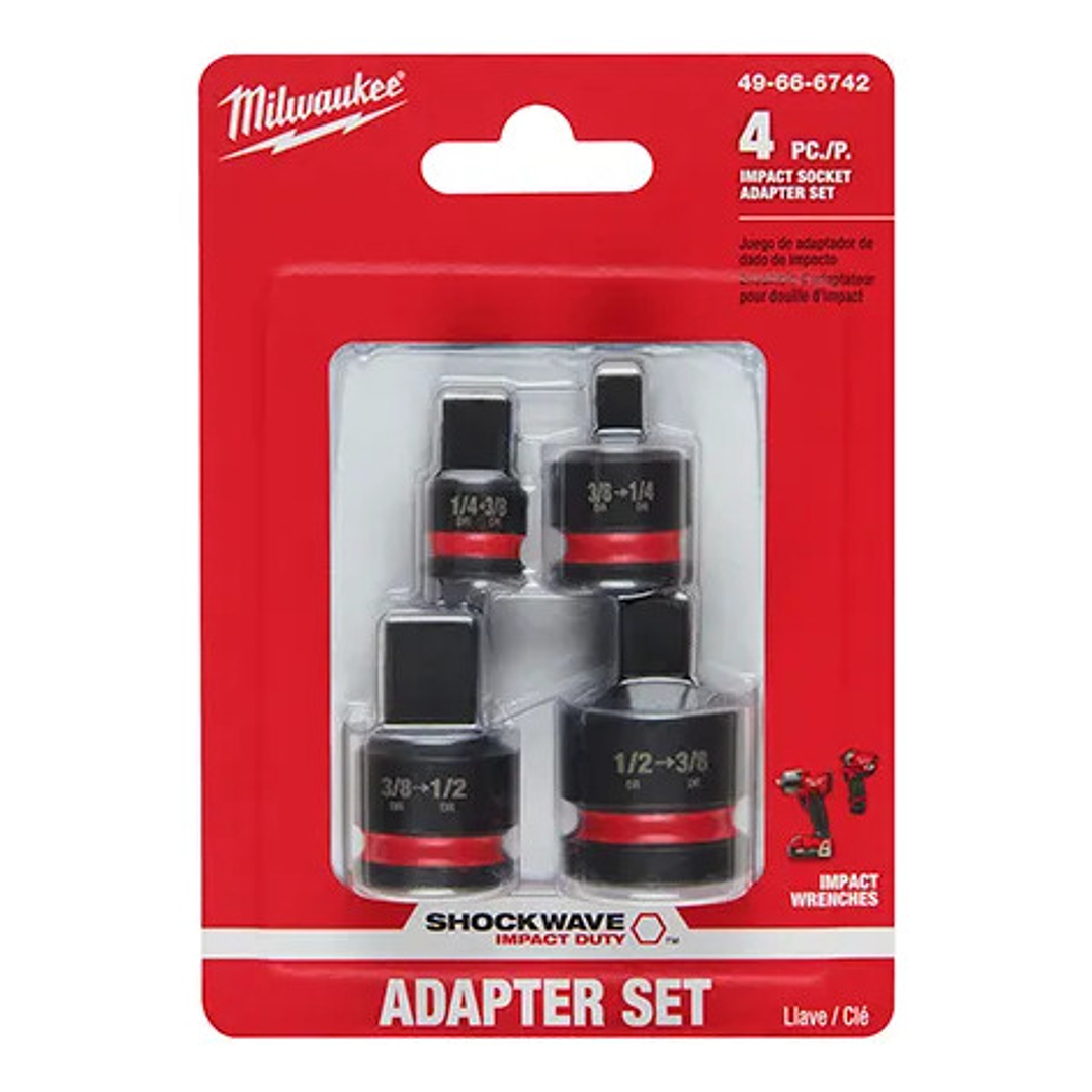 Set 4pc Adaptadores De Dado De Impacto 49-66-6742 2