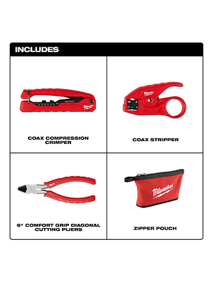 Kit De Instalación Coaxial Milwaukee 48-22-8103