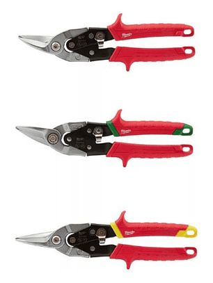 Juego De Tijeras De Aviación 3pcs Milwaukee 48-22-4533