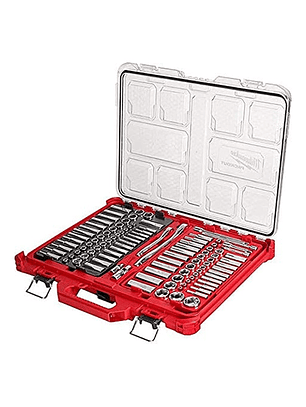 Juego De Dados 1/4 Y 3/8 106pzs Packout Milwaukee 48-22-9486