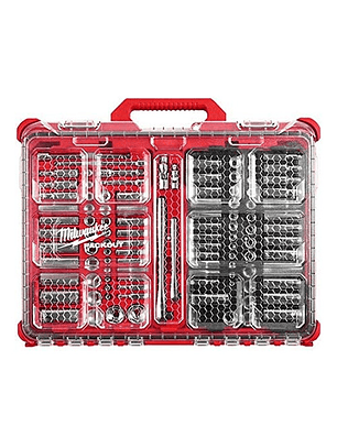 Juego De Dados 1/4 Y 3/8 106pzs Packout Milwaukee 48-22-9486