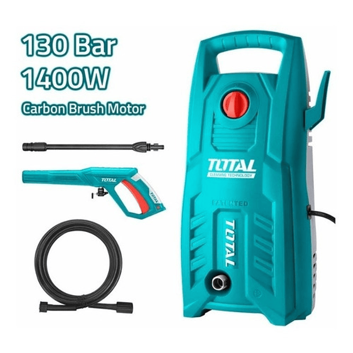 Hidrolavadora Profesional 130bar 1400w + Pistola Total Color Turquesa 4