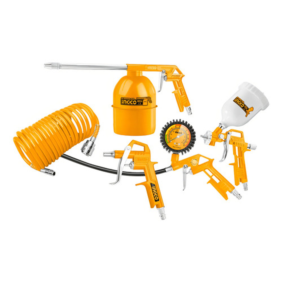 Kit Compresor Plastico 5pcs Ingco Akt0053-1 1