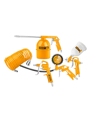 Kit Compresor Plastico 5pcs Ingco Akt0053-1