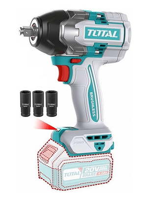 Llave De Impacto 20v 850nm Total / Tiwli20851