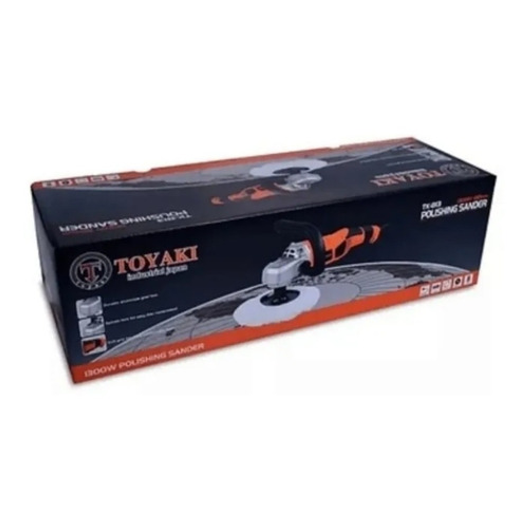 Maquina Pulidora Y Lijadora 180mm De 1.600w Toyaki 2