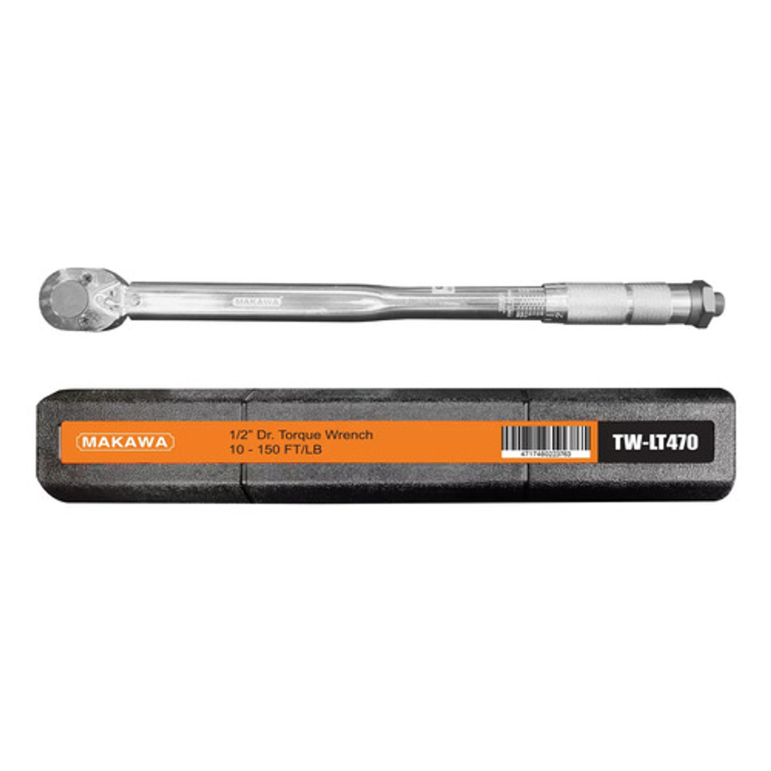 Llave De Torque 1/2 / 10 -150 Ft/lb Makawa Tw-lt470 1