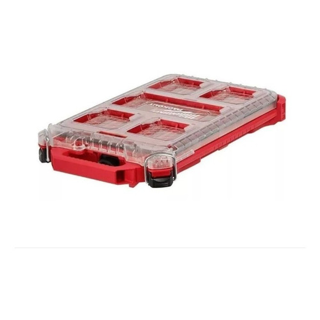 Taladro Percutor 18v Brushless Milwaukee 1 Bat + Packout Color Rojo 5