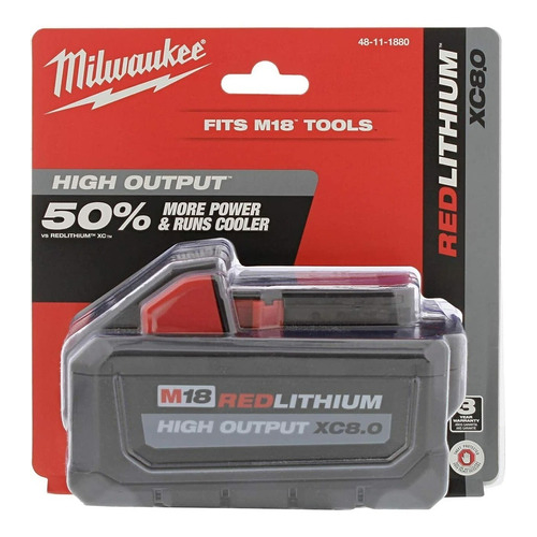 Bateria Milwaukee 18v Redlithium Xc 8.0 Ah A Granel 1