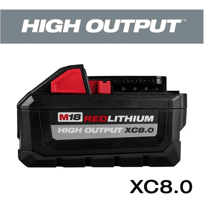 Bateria Milwaukee 18v Redlithium Xc 8.0 Ah A Granel 2
