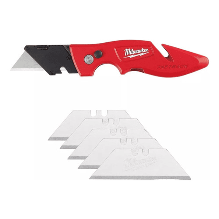 Milwaukee Cuchillo Plegable Compacto Fastback 48-22-1901 1