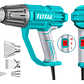 Pistola De Calor 2000w Industrial 550°c + 4 Accesorios Total Color Pantone 322c - Miniatura 3