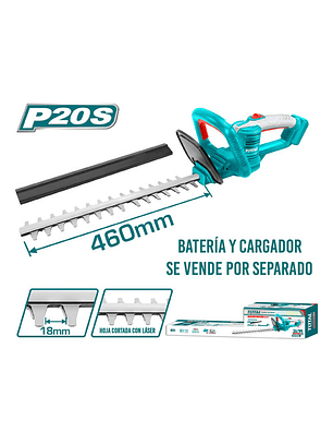 Cortasetos Inalambrica - Total Tools - Thtli20018