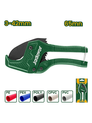 Tijera Cortador De Tubo Pvc Plástico 3-42mm Jadever