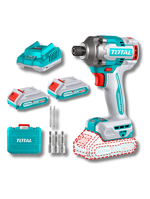 Atornillador De Impacto 285nm 20v Total Color Azul Petróleo