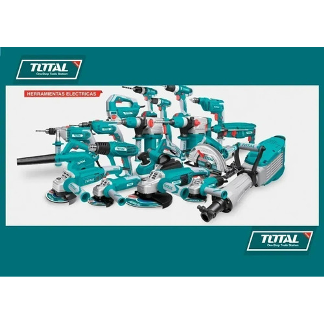 Esmeril Angular Industrial 2000w 7 (180mm) Total Color Turquesa Frecuencia 50 Hz/60 Hz 2