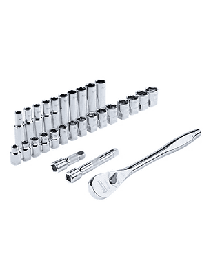 Juego De Dados 28pzs Mm 1/2 Milwaukee 48-22-9510