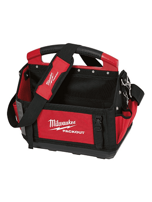 Bolso Packout Abierto 381mm Milwaukee 48-22-8315 Color Rojo
