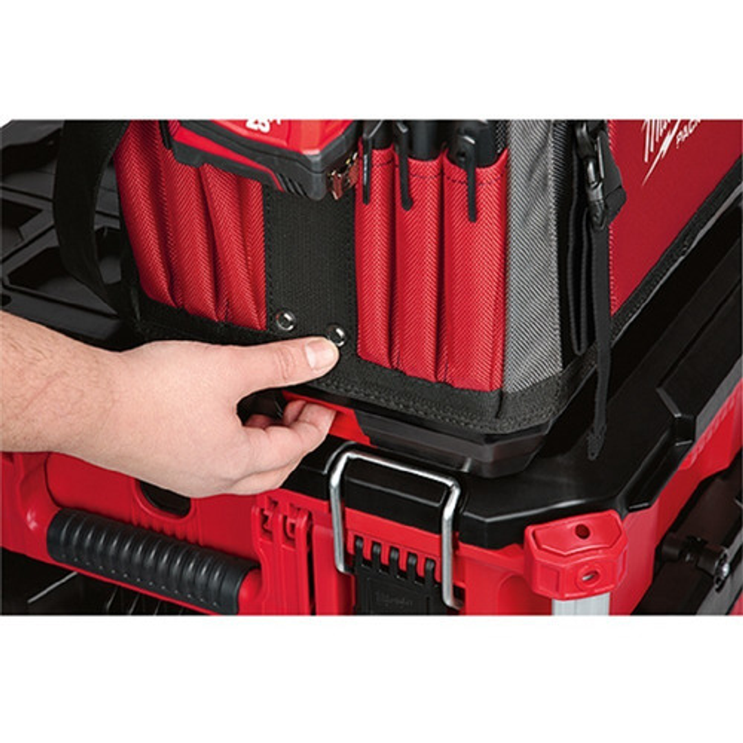 Bolso Packout Abierto 381mm Milwaukee 48-22-8315 Color Rojo 4