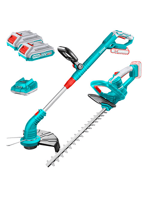Orilladora Inal 300mm + Cortaseto Inal 460mm 20v +2bat Total tosli240585