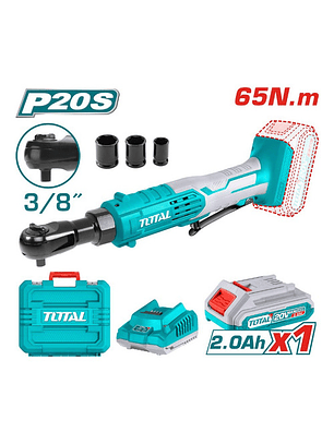 Llave Chicharra  Inalámbrica 20v  3/8  65nm Bat +cargador  Tdrli2060152