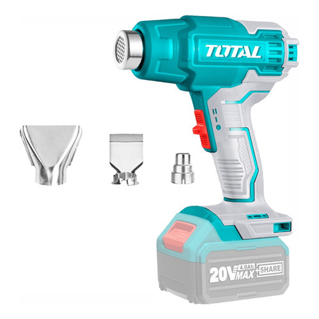 Pistola De Calor Aire 20v Inalámbrica Total Tbli2002 / Ecban 3