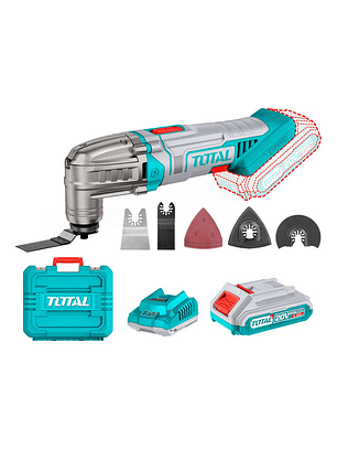 Multiherramienta Oscilante 6 Vel 20v + Bat 2ah + Carg Total