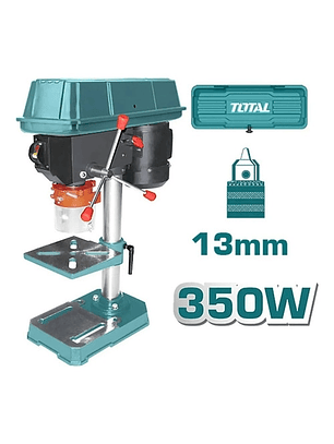 Taladro De Pedestal 350w 13mm Total Tdp133501 Color Turquesa